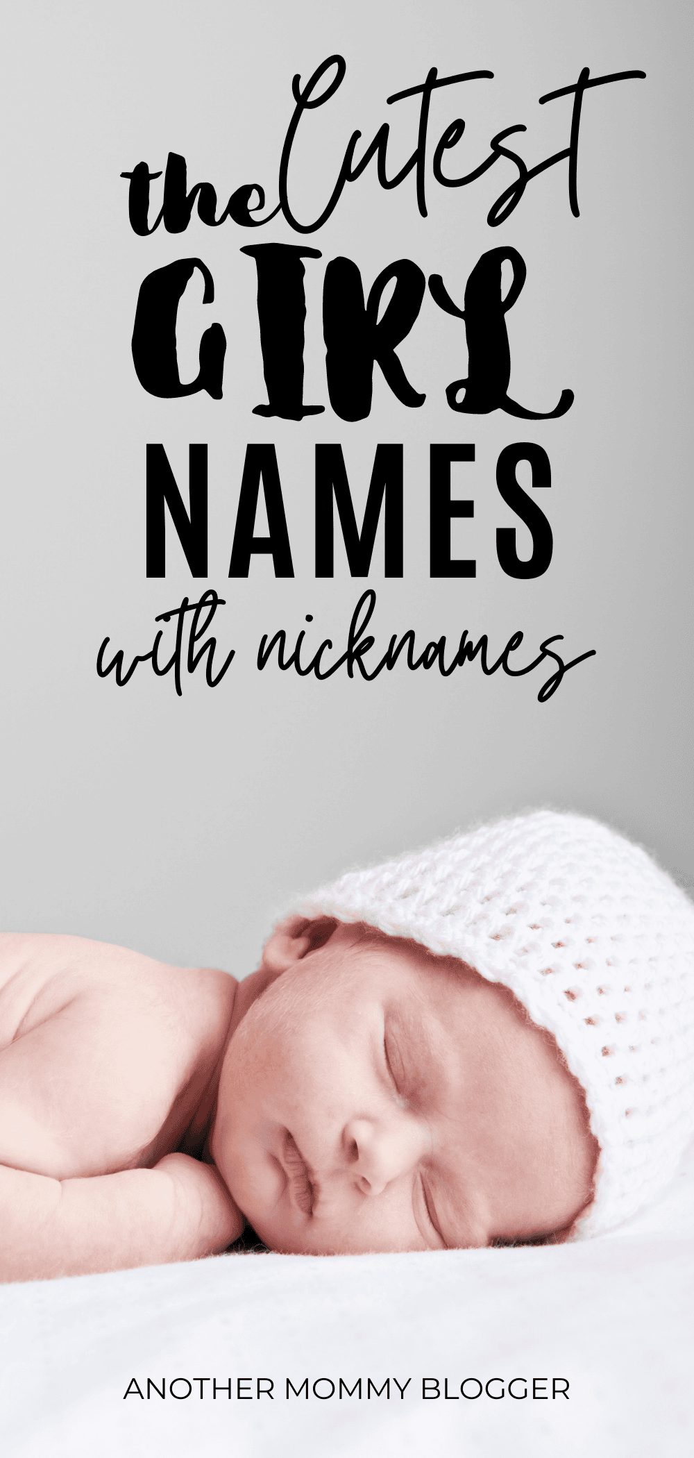 Want to see a list of cute baby girl names with nicknames? Come see these long girl names with pretty nicknames. These are beautiful names for girl with the cutest nicknames to go with them.
