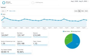 Blog Income And Traffic Report August 2020