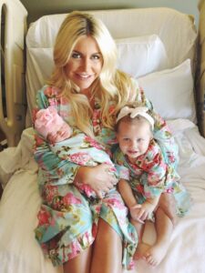 Mommy and me robe and swaddle