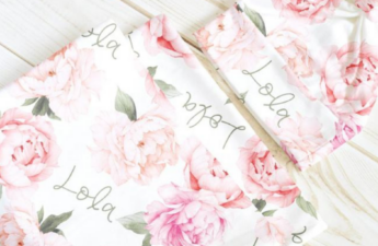 Beautiful Swaddle Blanket And Hat Sets For Girls