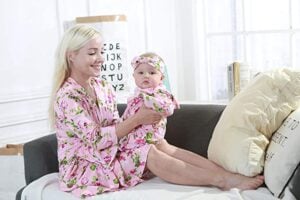 Newborn swaddle and hat