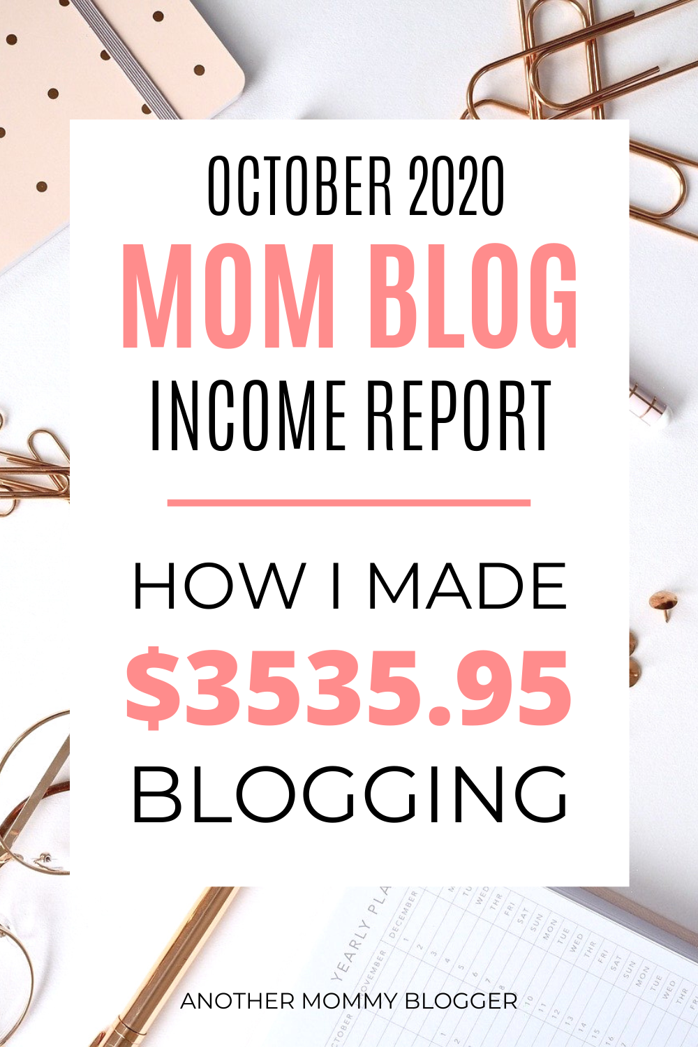 Wondering how much money mom bloggers make? Learn how to make money online blogging with my blog income report. #blogging #anothermommyblogger