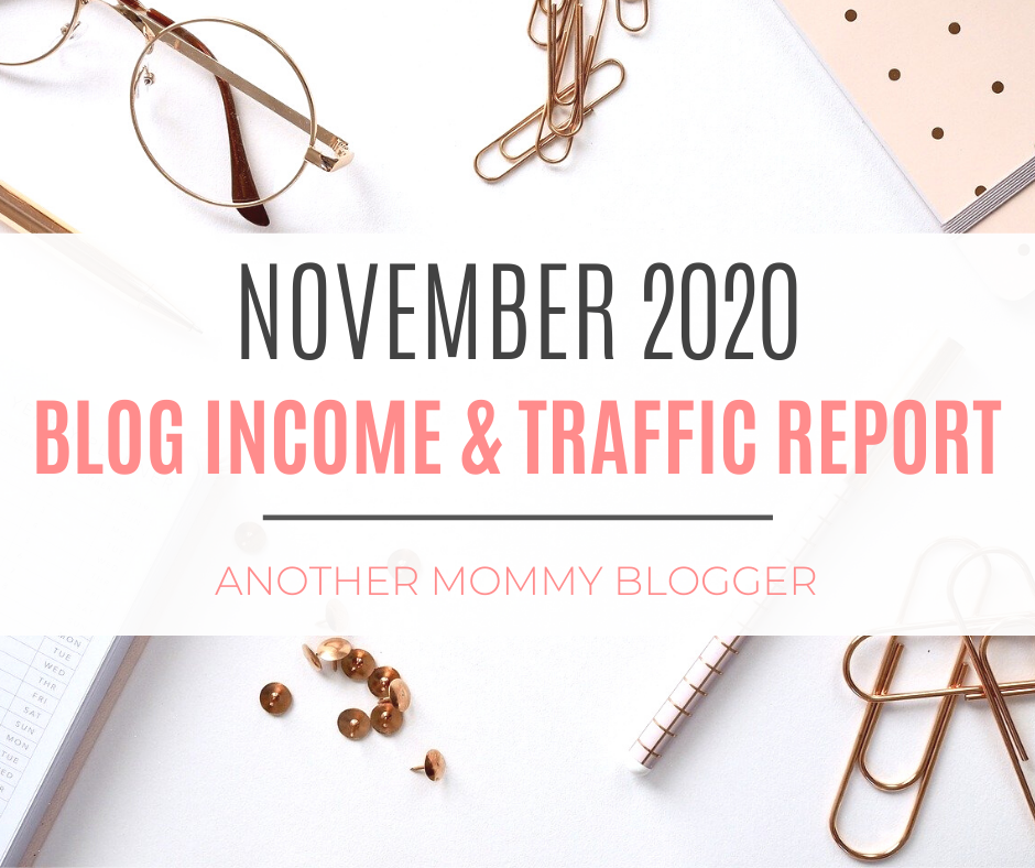 Blog income and traffic report November 2020