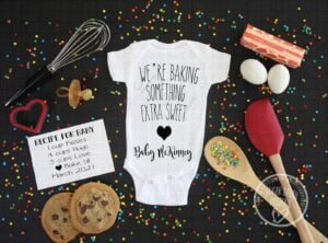 Onesie Pregnancy Announcement Digital File