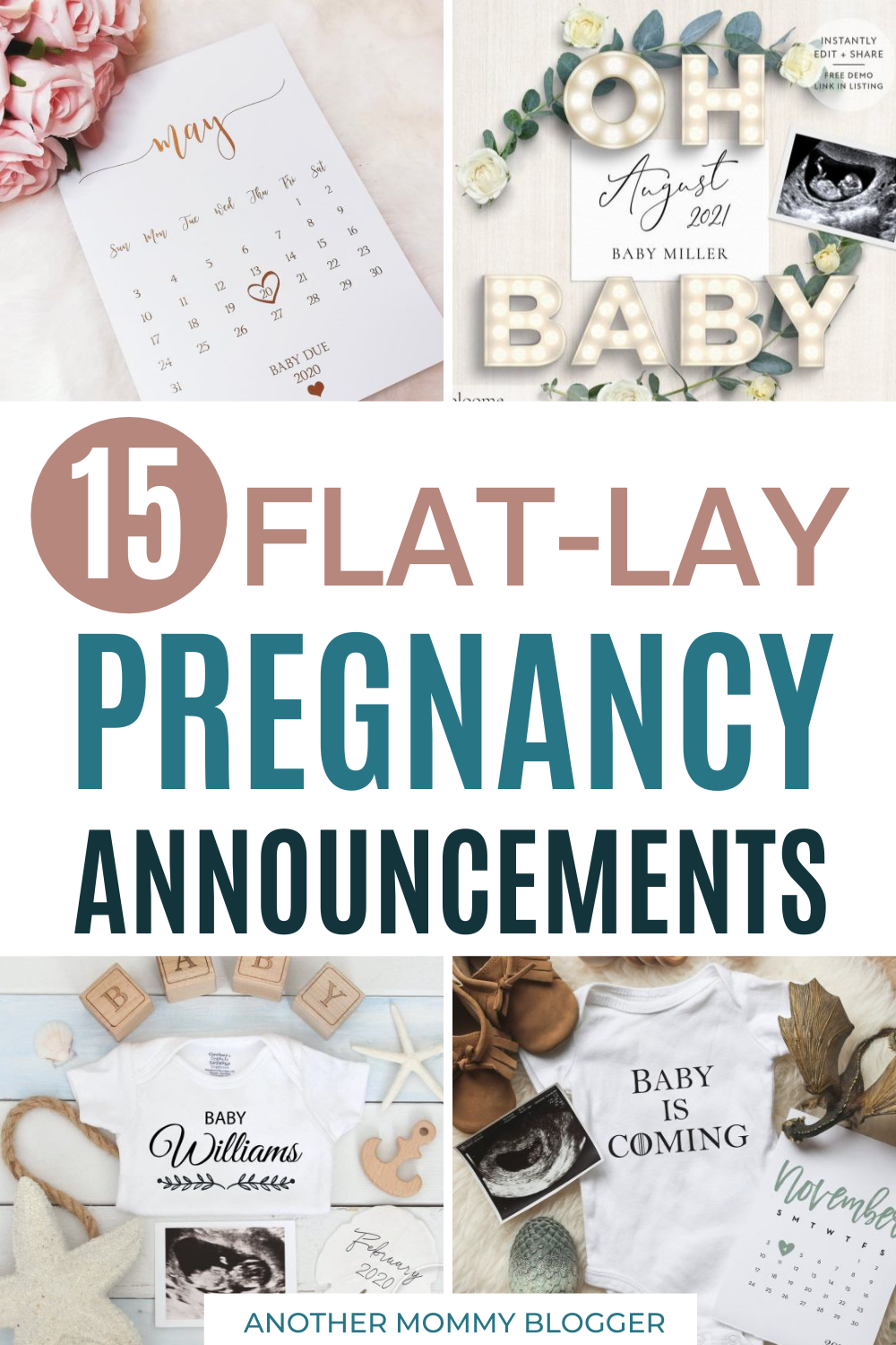 Cute social media pregnancy announcement photos. These are cute baby announcement ideas for Instagram and Facebook. 