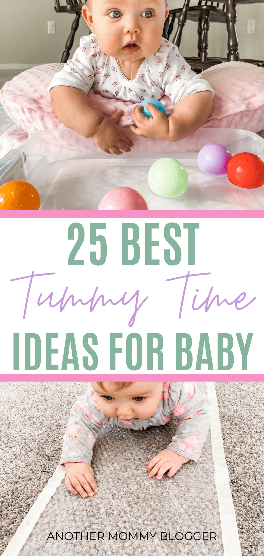 Here are Sun fun quick and easy tummy time activities for newborns and up. Use these fun baby activities and tummy time tips.