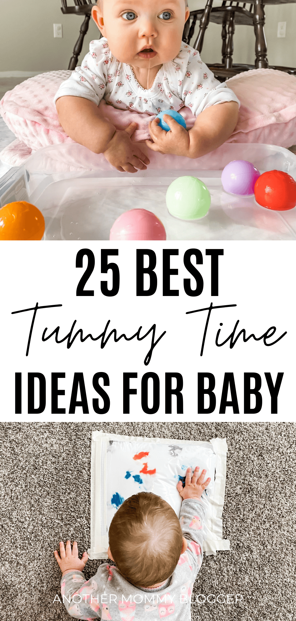 Here are a few tummy time tips for babies and fun tummy time activities for newborns and up.