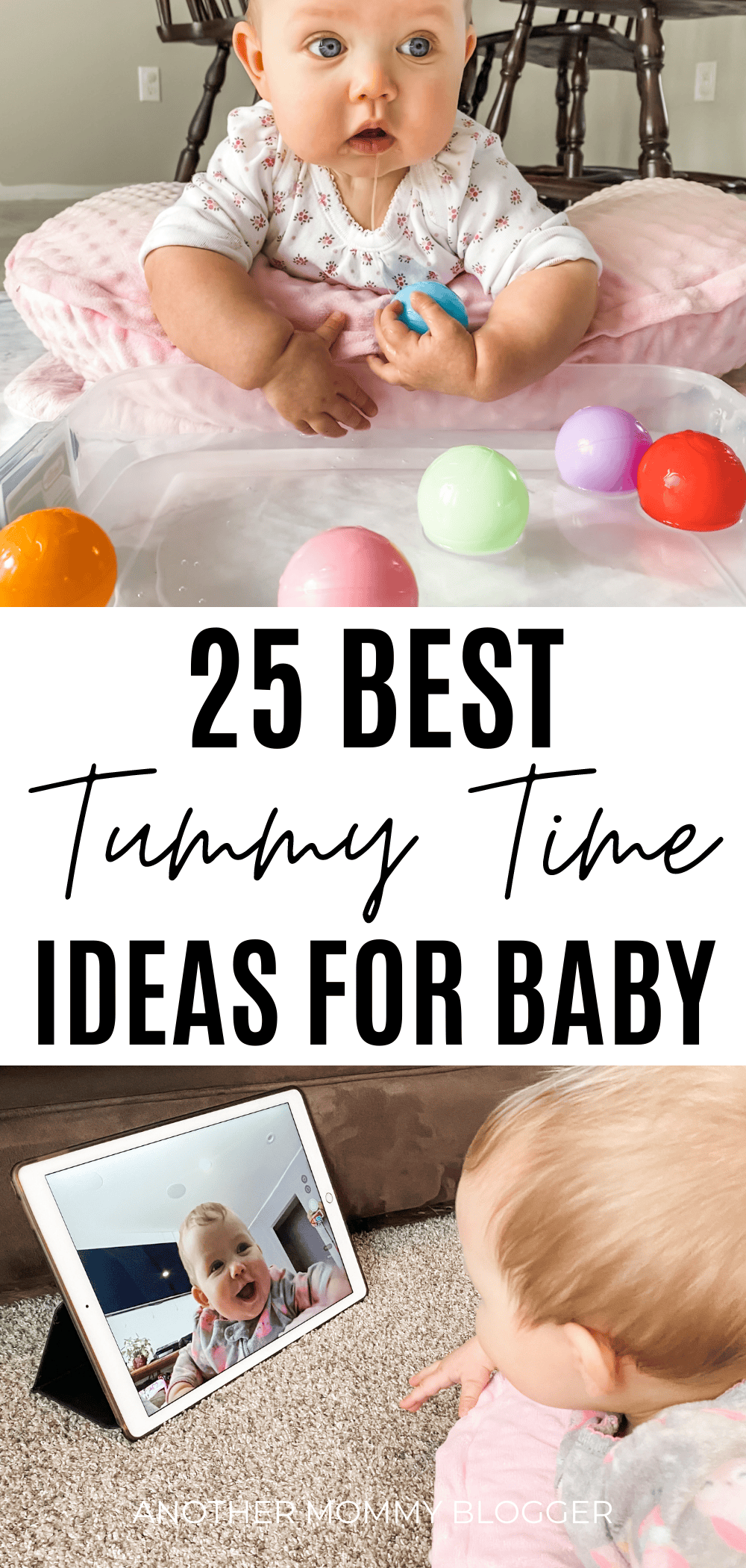 These are the most fun and best tummy time ideas for babies. Use these tummy time tips and activities to make it fun.