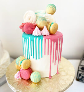 Gender Reveal Cake