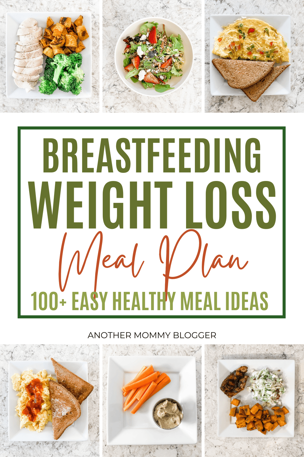 Lose the baby weight without exercise with this breastfeeding diet meal plan. Lose 20 lbs fast postpartum.