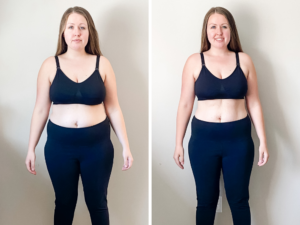 Breastfeeding weight loss before and after