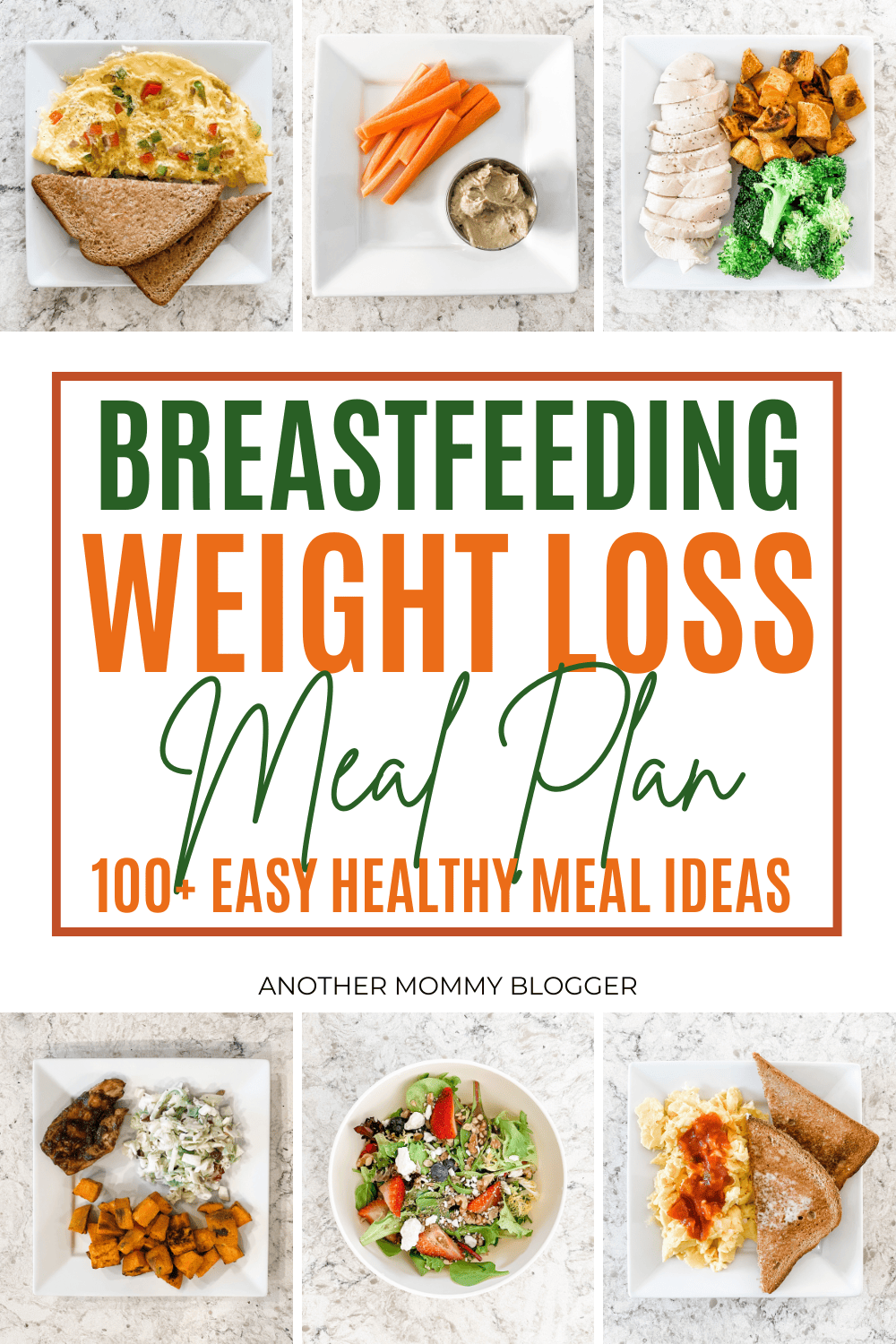 Want to lose the baby weight without exercise? This breastfeeding diet meal plan will help you lose 20 lbs of baby weight without exercising.