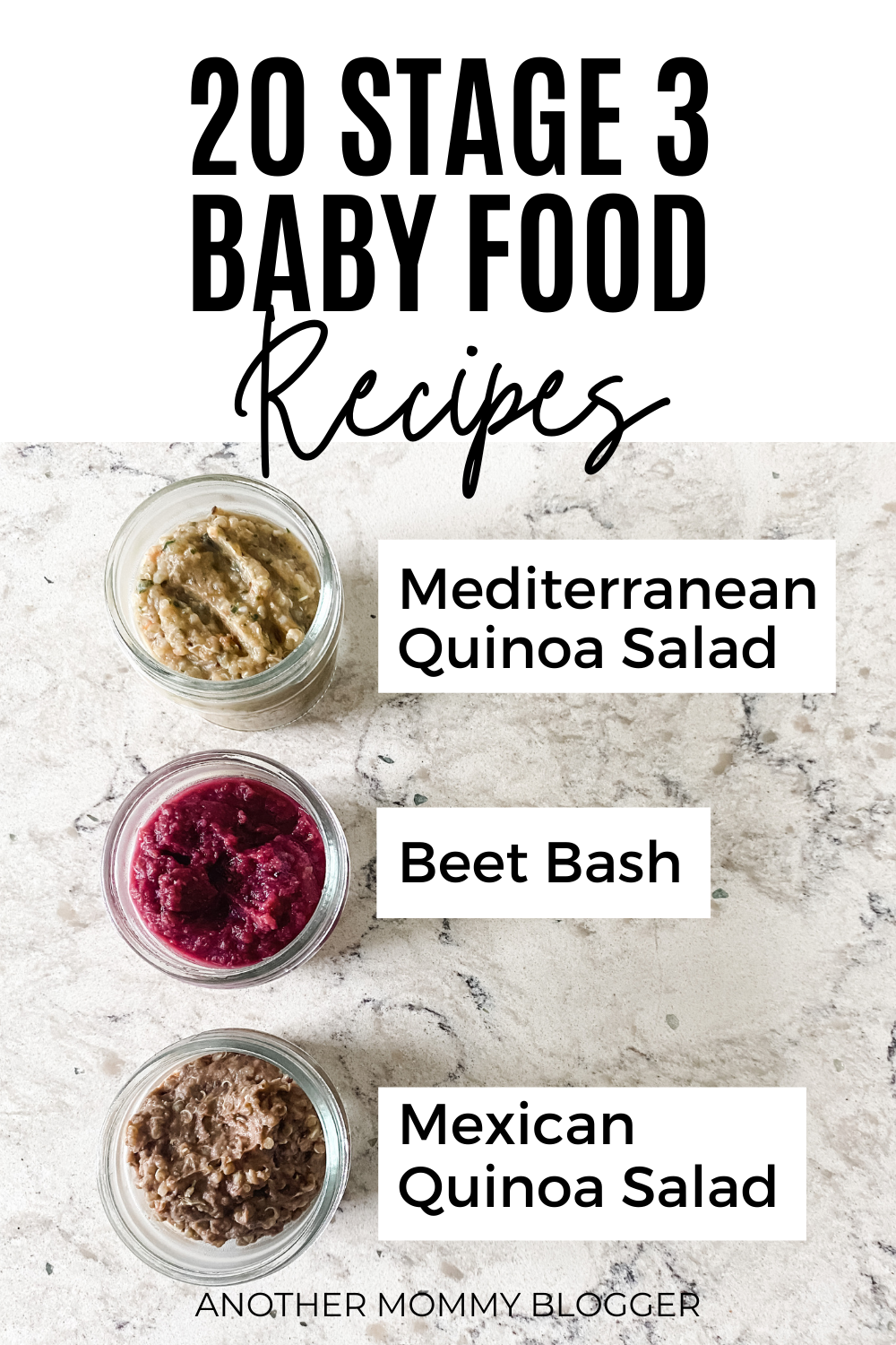 These are baby food recipes for 9-12 months. These are stage 3 baby food purées your baby will love.