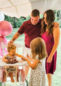 Girls first birthday party outfit