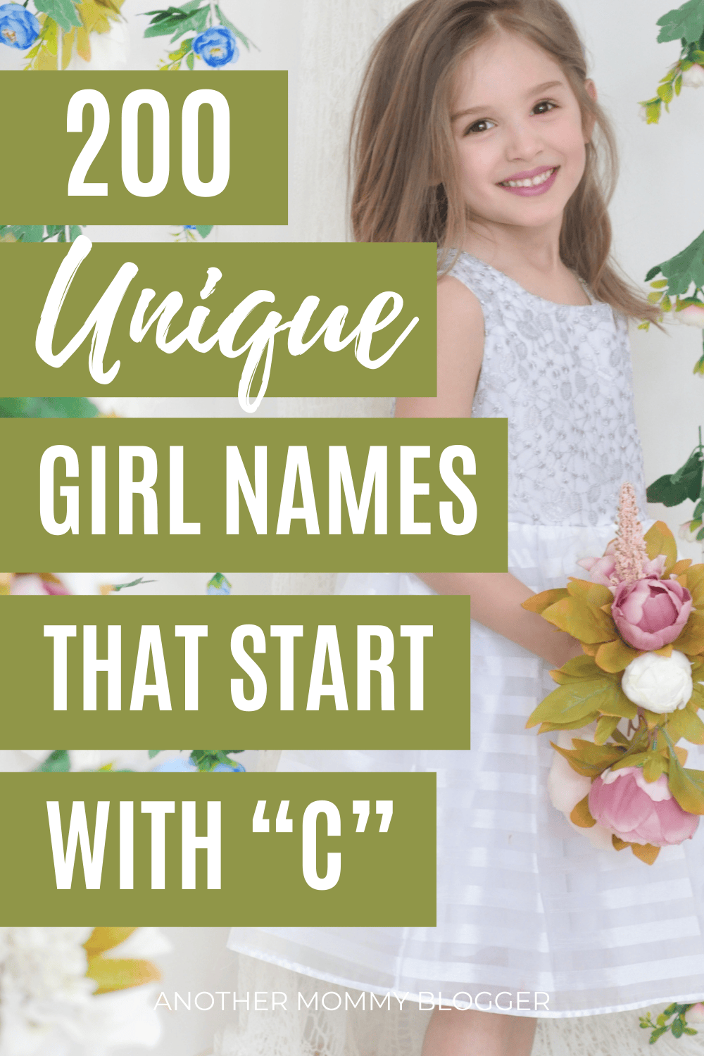 These girl names that start with letter C are cute and uncommon.