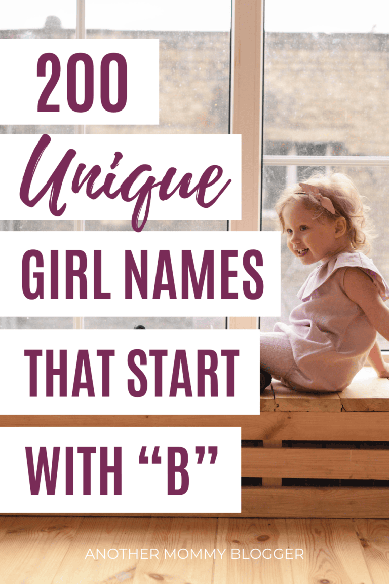 200 Baby Girl Names That Start With B - Another Mommy Blogger