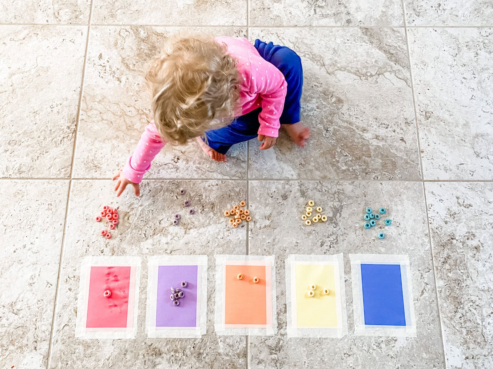 Color activities for one year olds