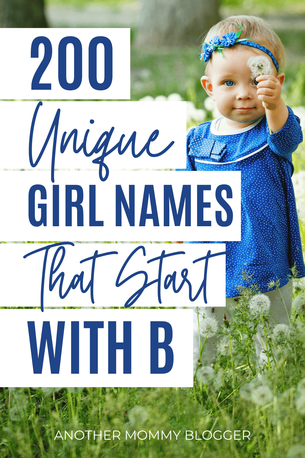 This list of unique baby girl names that start with B have beautiful meanings. You’ll find uncommon girl names and a mix of vintage girl names that start with letter B.