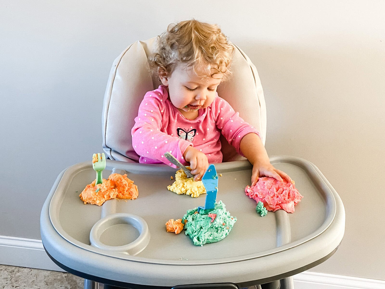 Highchair activities for one year olds
