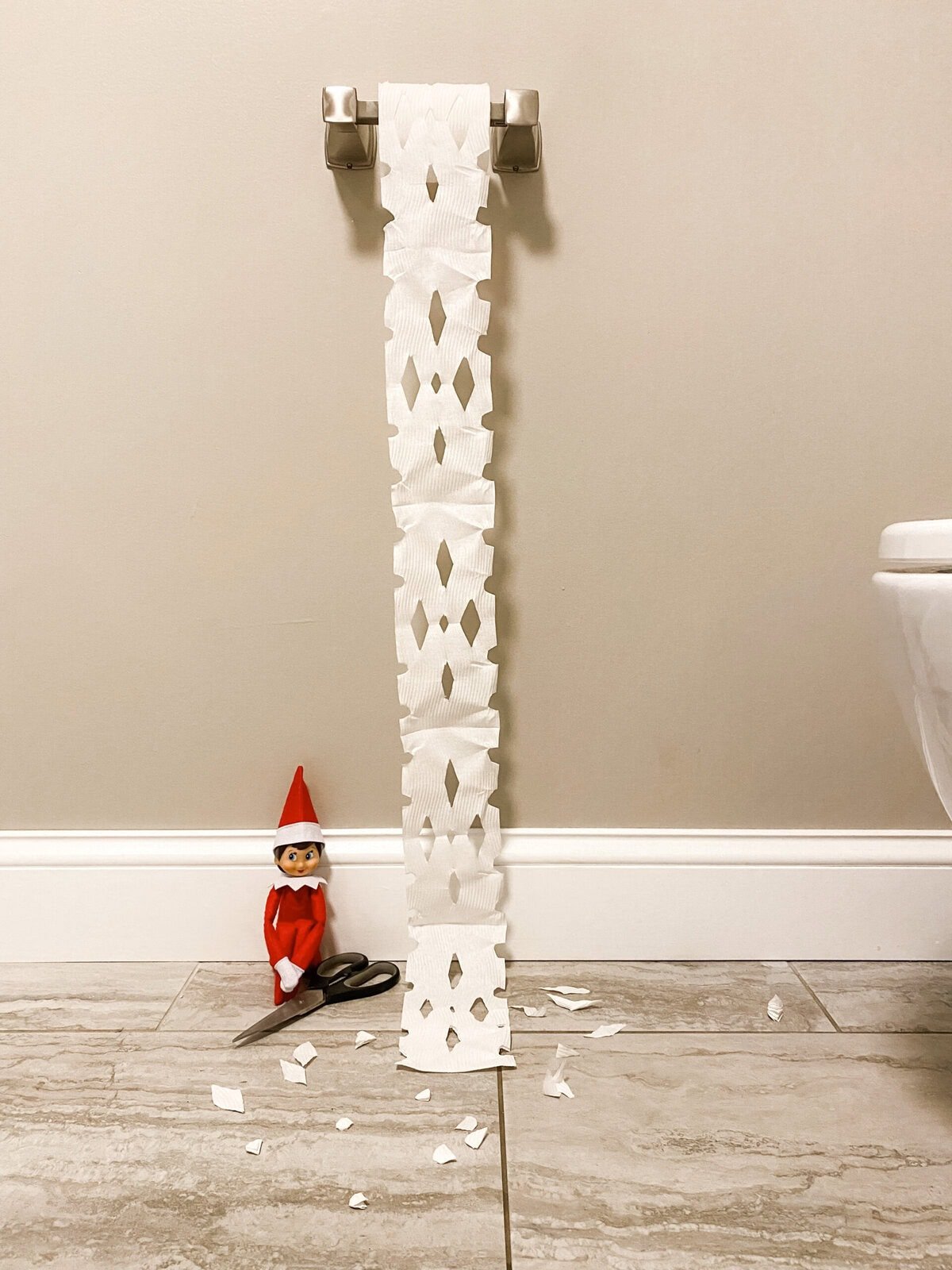 Elf On The Shelf Toilet Paper Ideas