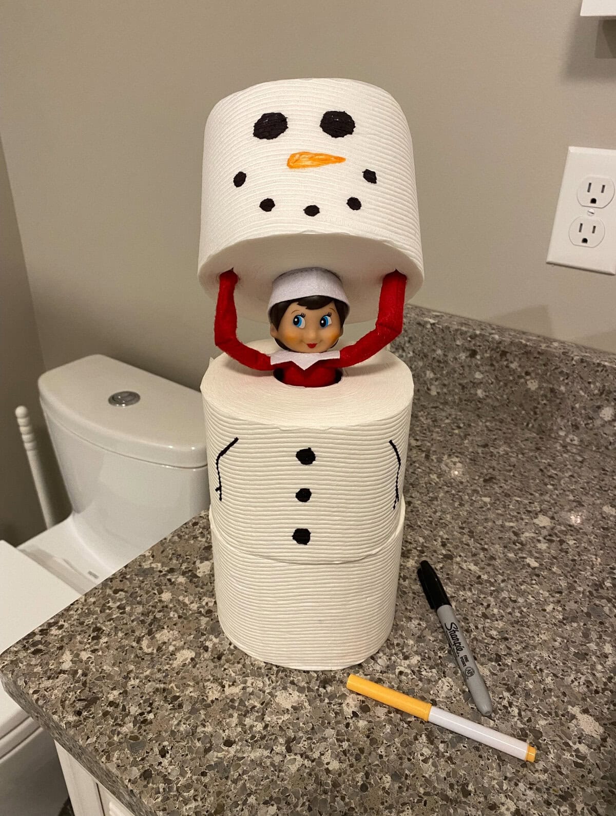 Elf toilet paper ideas