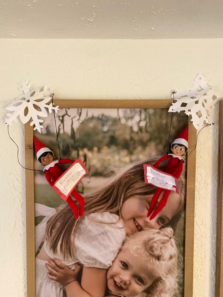 Elf on the shelf arrival parachute