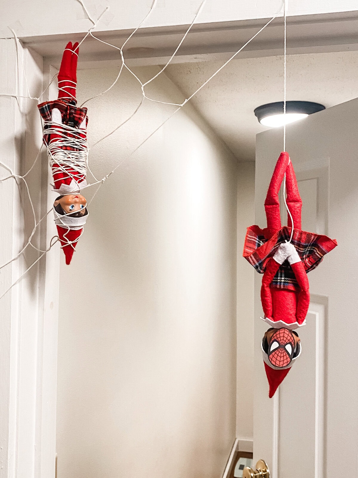 Spiderman elf on the shelf