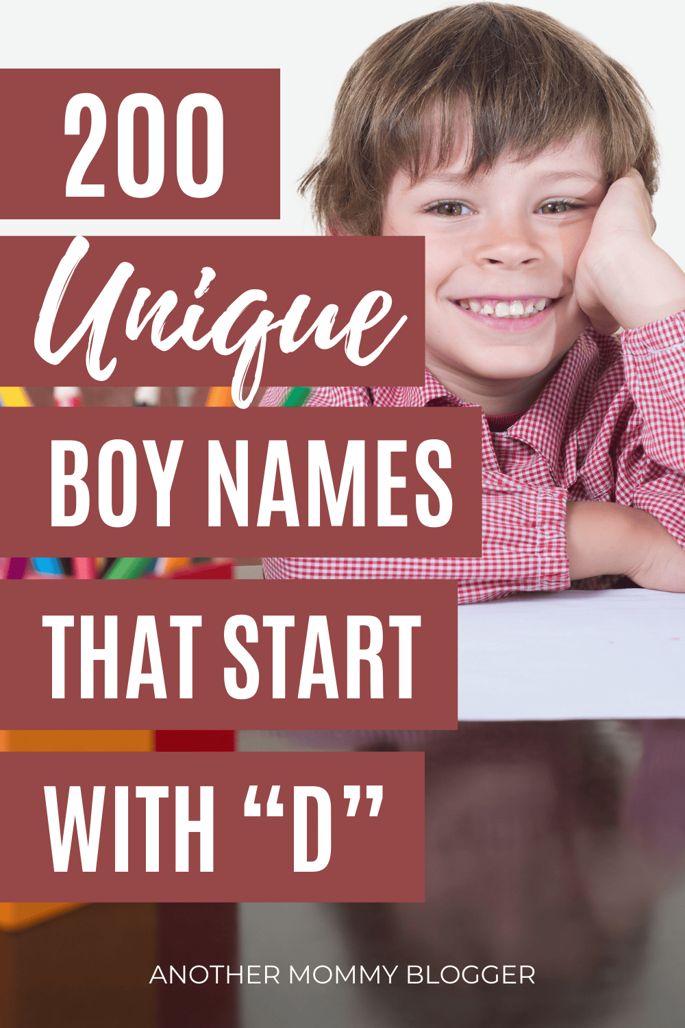These cool boy names start with D! This baby boy names list has uncommon boy names with meaning that start with letter D.