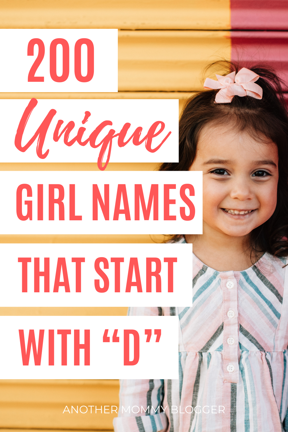 Looking for unique girl names that start with D and their meanings? On this baby girls names list you’ll find beautiful names for girls that start with letter D.