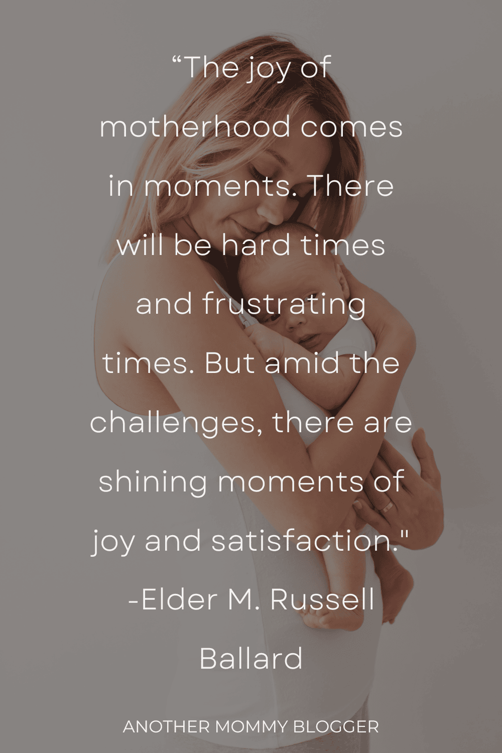 Quote about enjoying being a mom