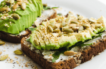 healthy avocado toast for pregnancy snack