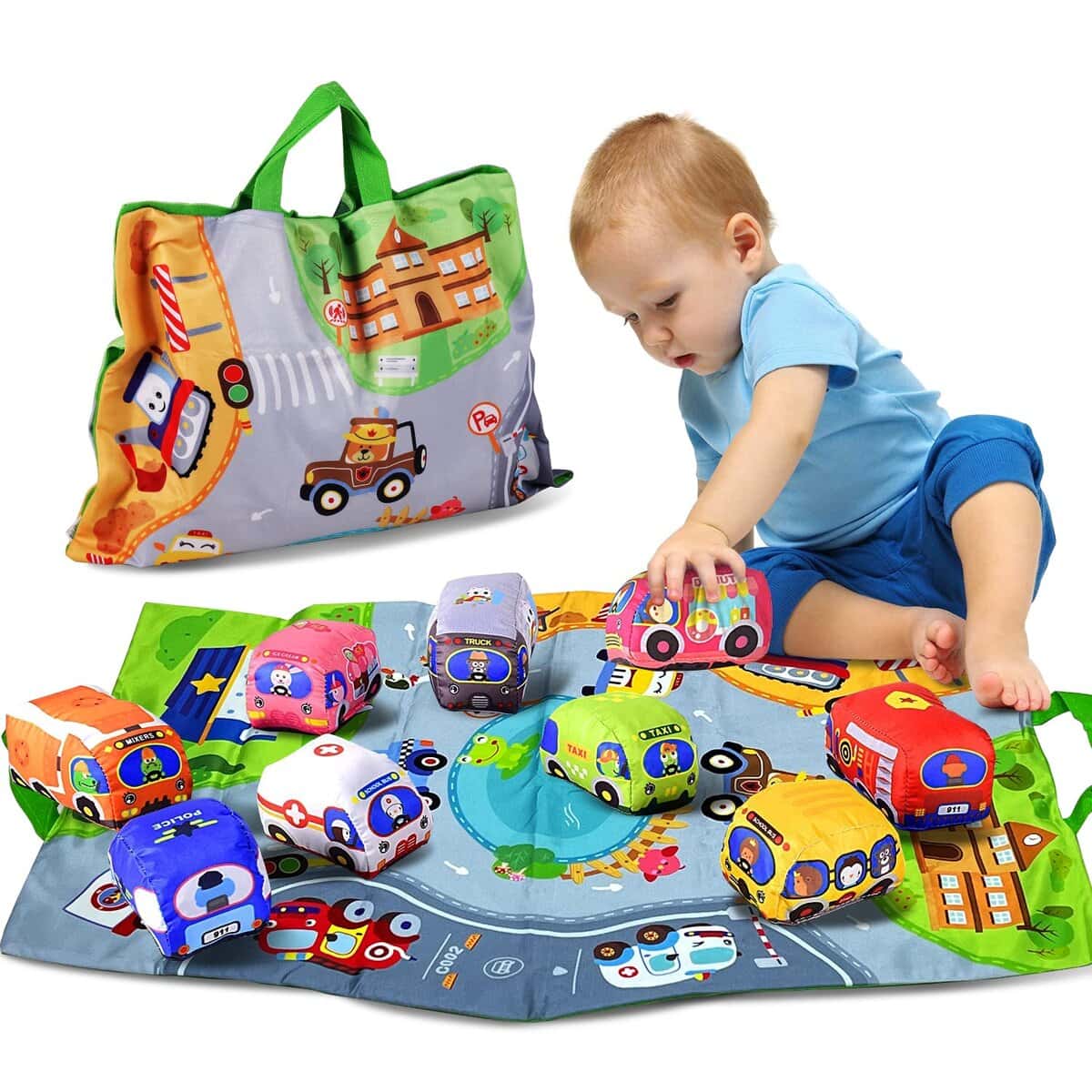ALASOU Soft Car Toys