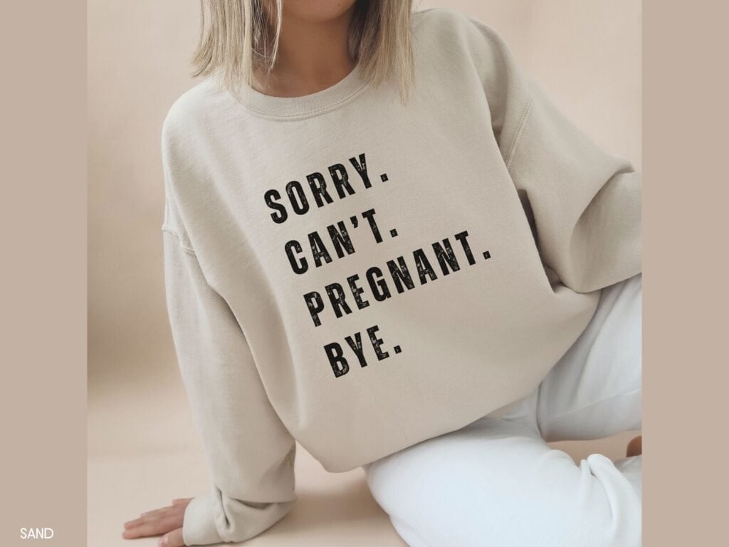 Pregnancy announcement shirt