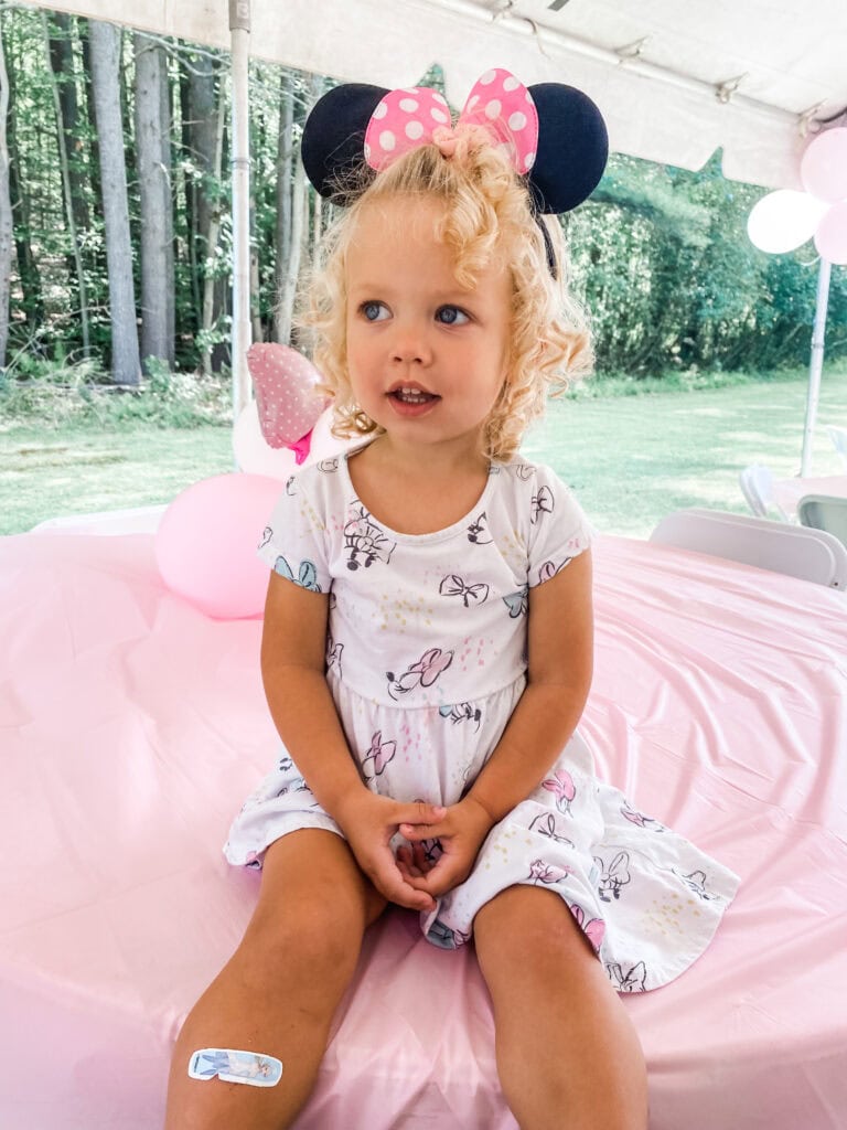 Minnie Mouse birthday ears