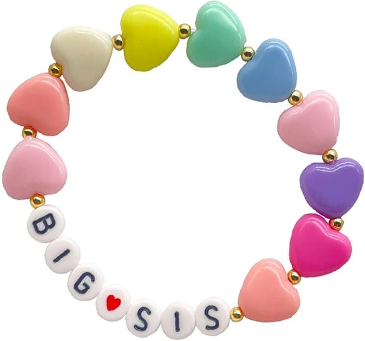 Big sister bracelet gift from new baby to big siblings