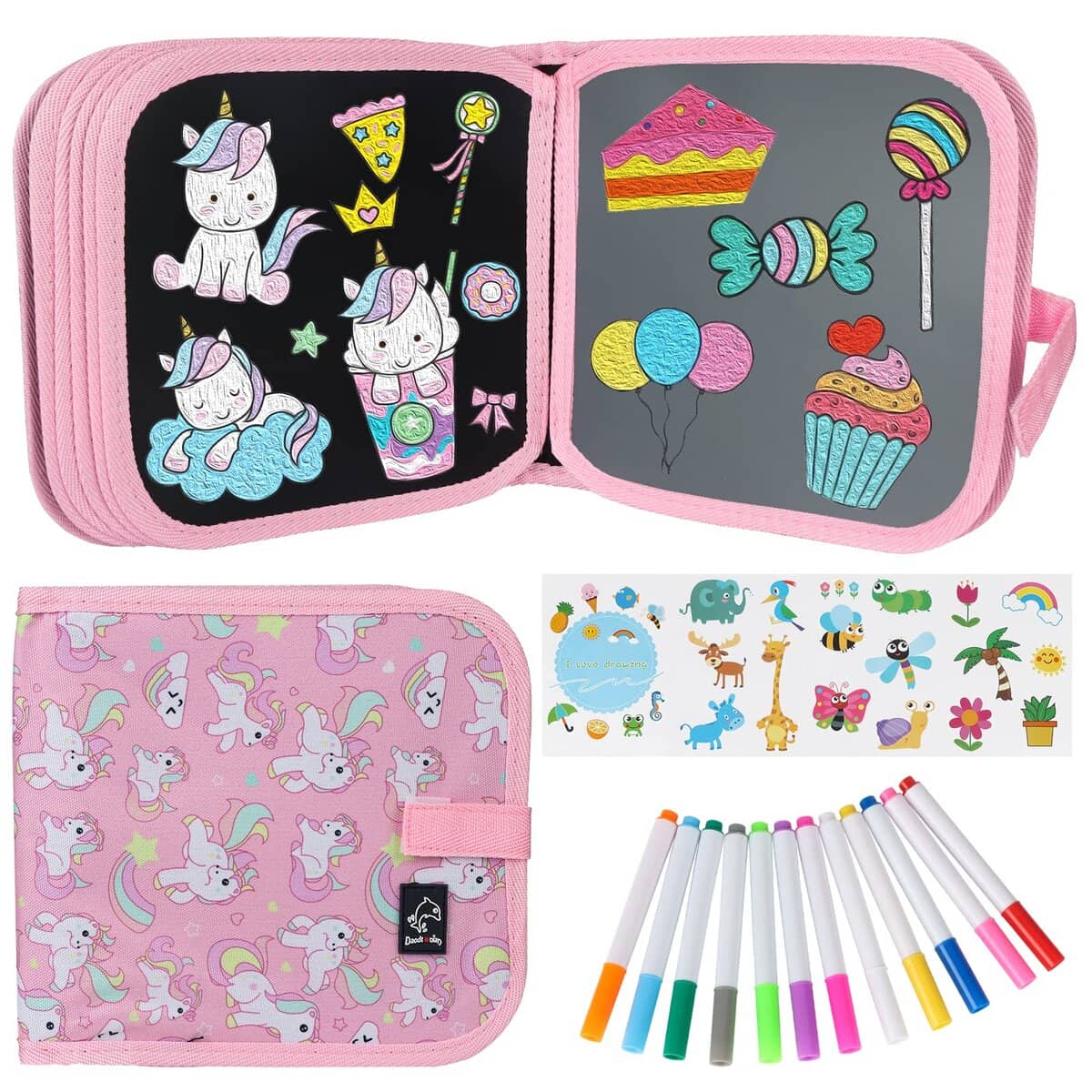 Erasable doodle set