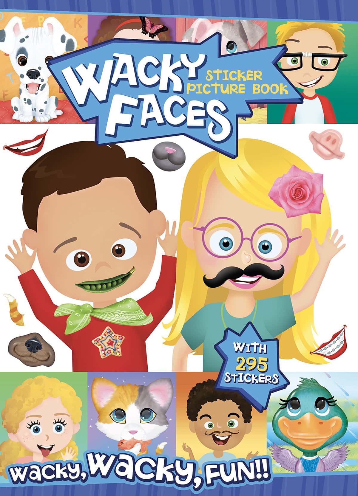 Wacky face picture book