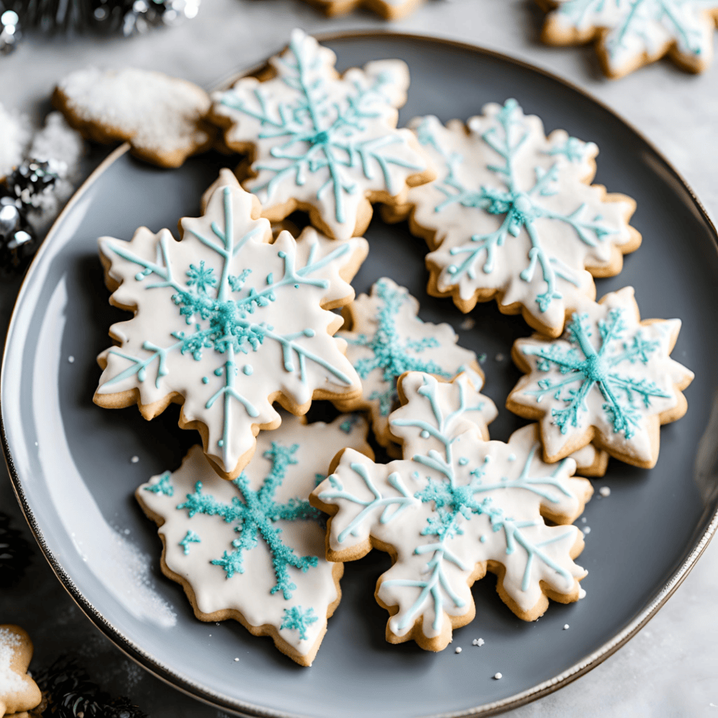 Snowflake cookies
