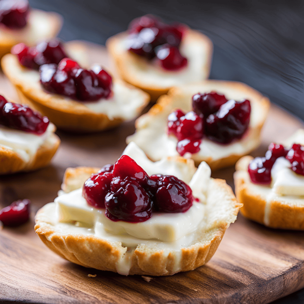 Cranberry and Brie appetizer 