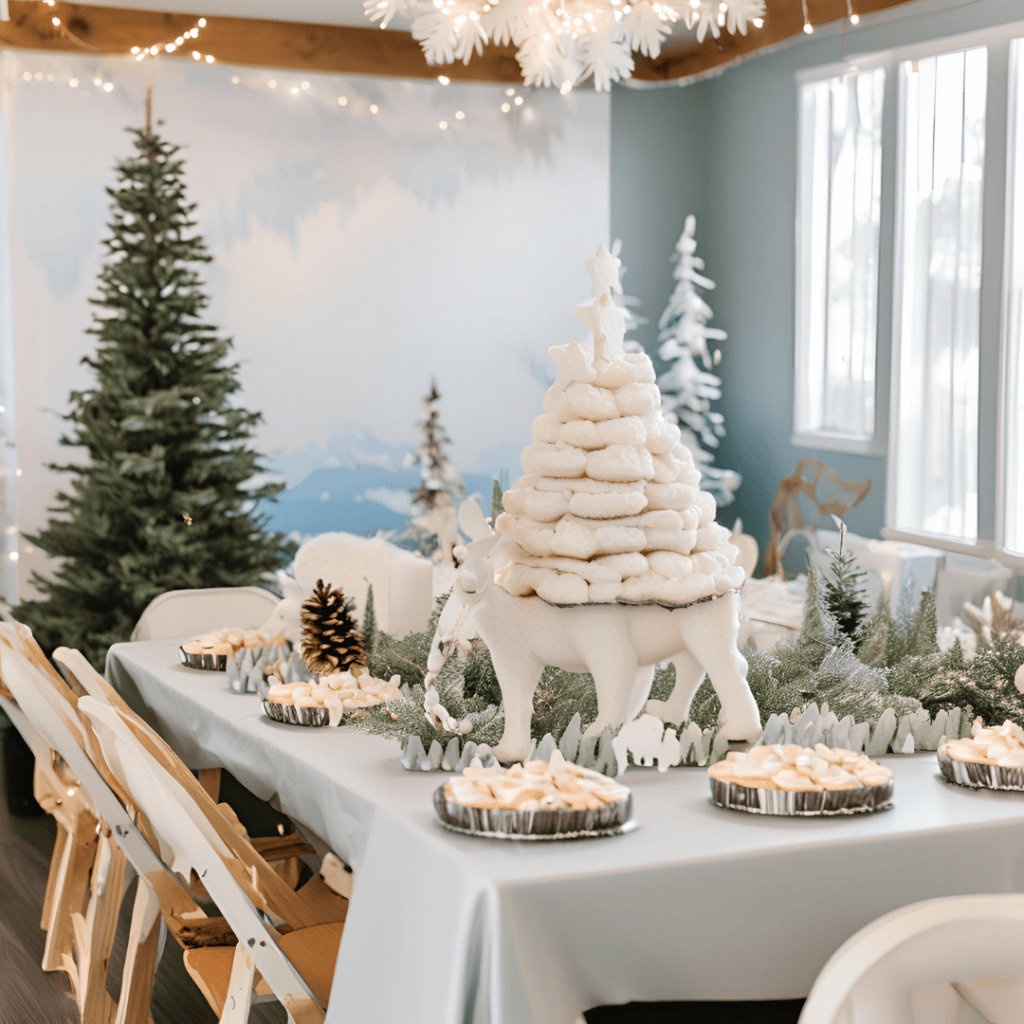 Winter Arctic animal baby shower