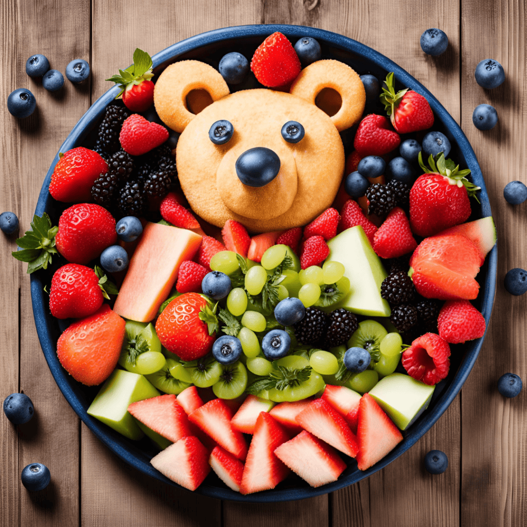 Bear fruit platter