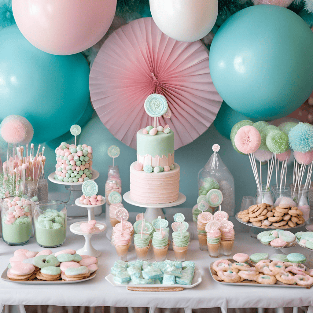 A little sweetie baby shower for winter