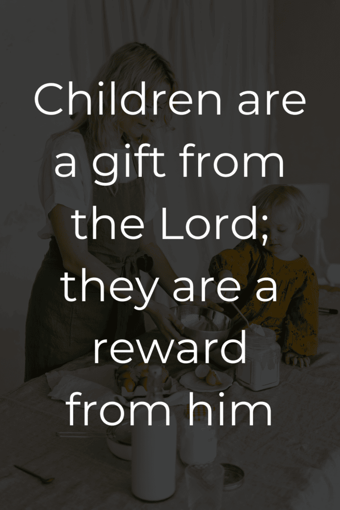 Religious quote about children