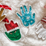 Salt dough handprint footprint ornament ideas