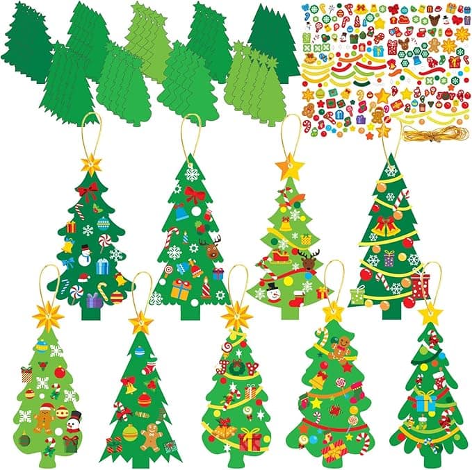 Christmas sticker craft