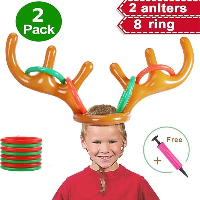 Reindeer ring toss game
