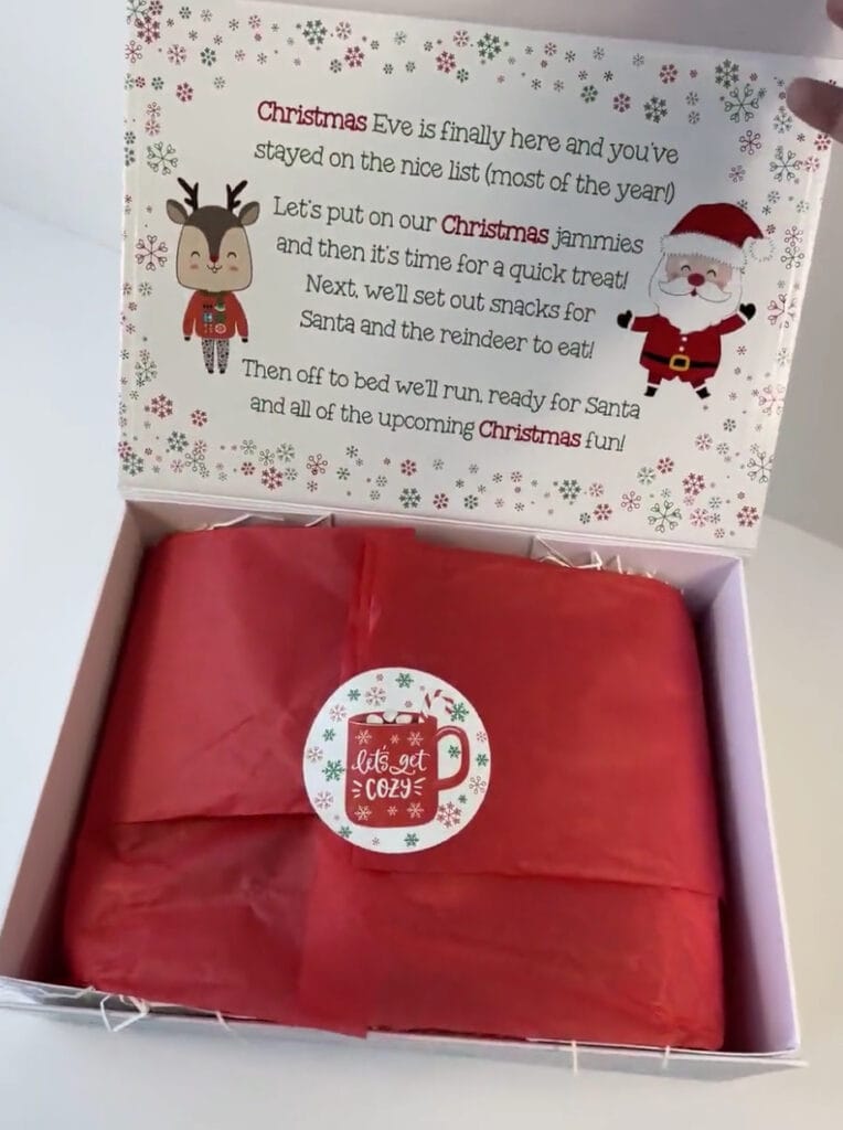 Pre-filled Christmas Eve box