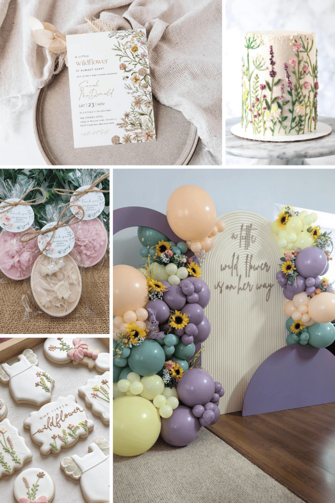 A little wildflower baby shower