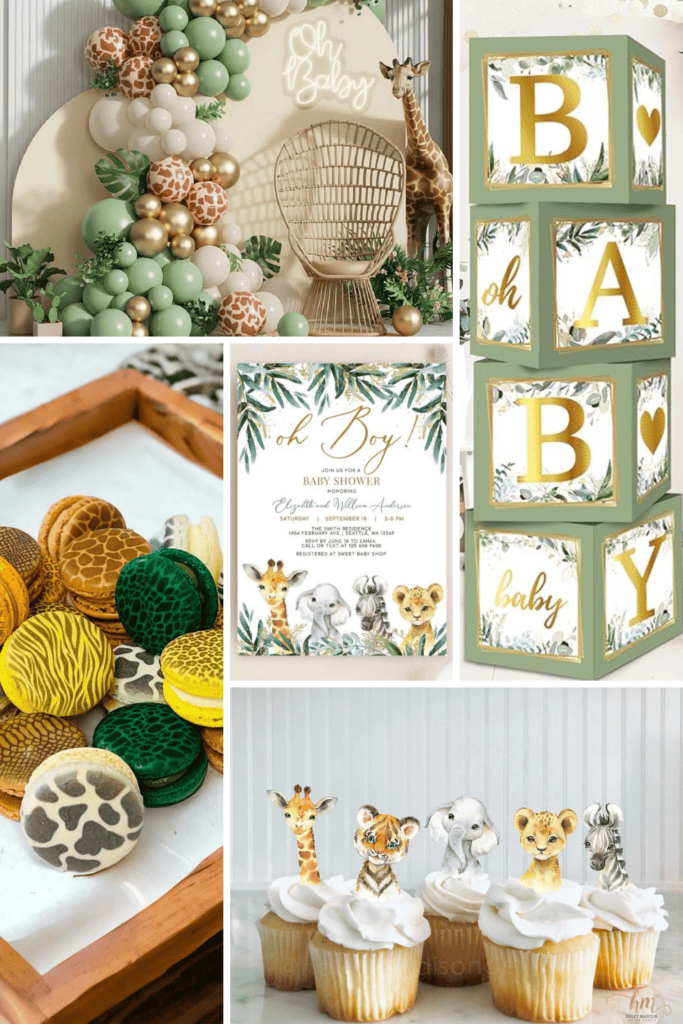 Safari baby shower for summer ideas
