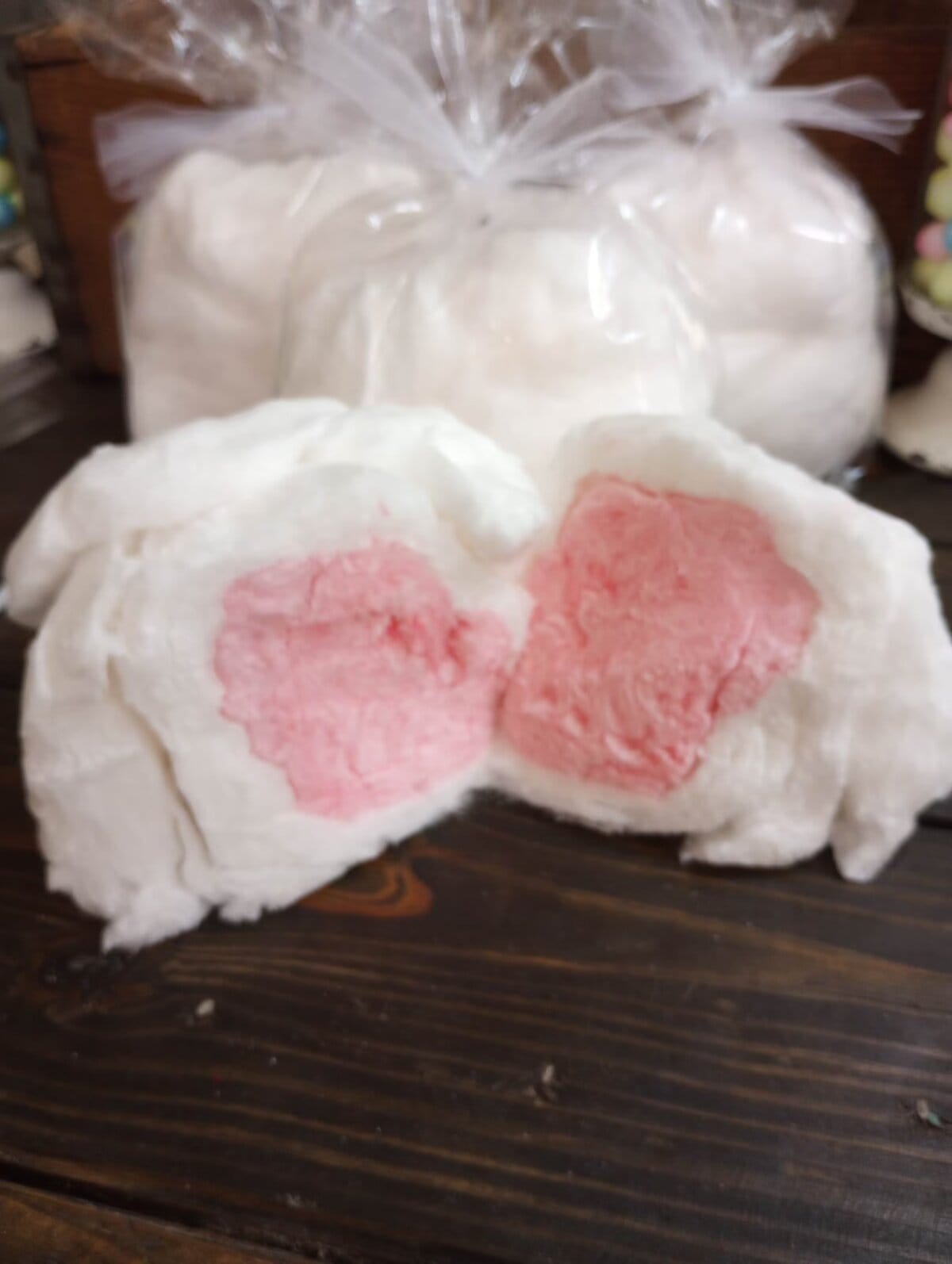 Gender reveal cotton candy.